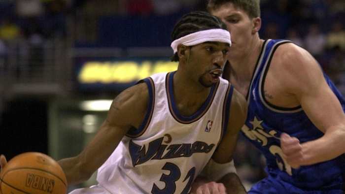 Rip Hamilton taking his man off the dribble - Photo Credit: NBC Sports